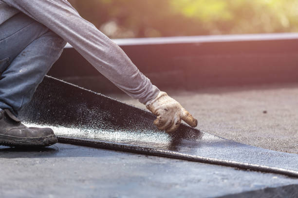 Professional Exterior Waterproofing technician working in Covington, KY